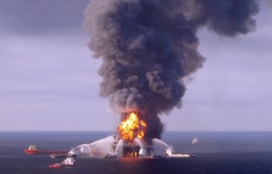 oil explosion